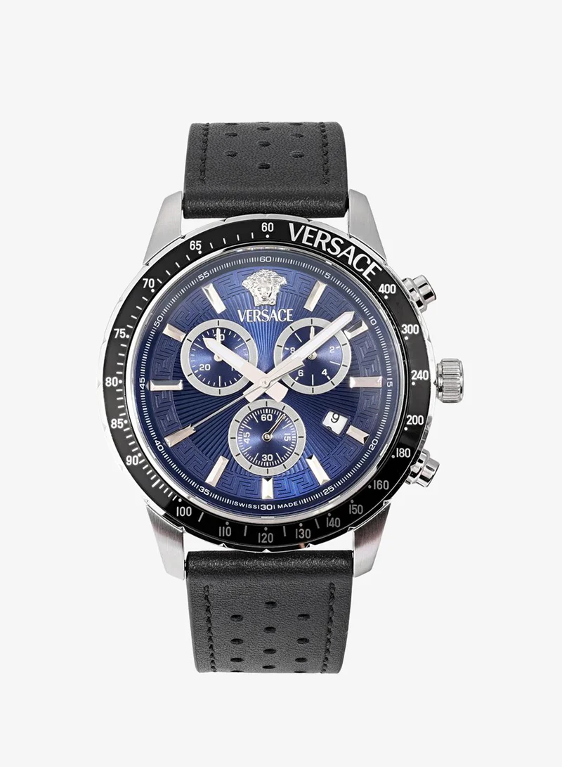 فيرزاتشي Sport Chrono Quartz Blue Dial Watch