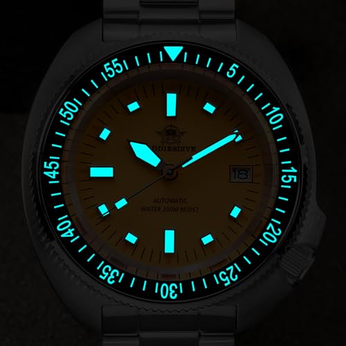 ADDIESDIVE Automatic Dive Watch NH35 Stainless Steel Sapphire Crystal 200 M Waterproof Analog Stainless Steel - Image 5