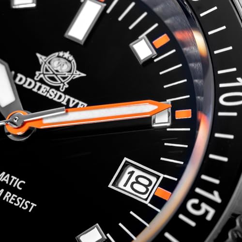 ADDIESDIVE Automatic Dive Watch NH35 Stainless Steel Sapphire Crystal 200 M Waterproof Analog Stainless Steel - Image 4