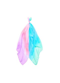 Sarah's Silks Set Of 2 Mini Playsilks 100% Silk 21" Square Scarf For Dance Movement And Pretend Play Blossom And Sea  - Image 2