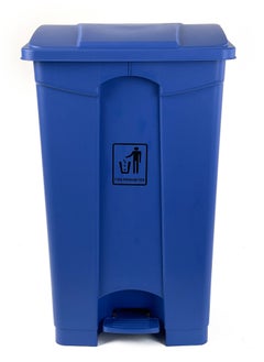 Generic Step Trash Bin | Plastic Matte Finish | Functional Waste & Garbage Waste Bin | Suitable For Homes, Villas, Large Areas & Communal Spaces | Blue | 87 Liters  - Image 5