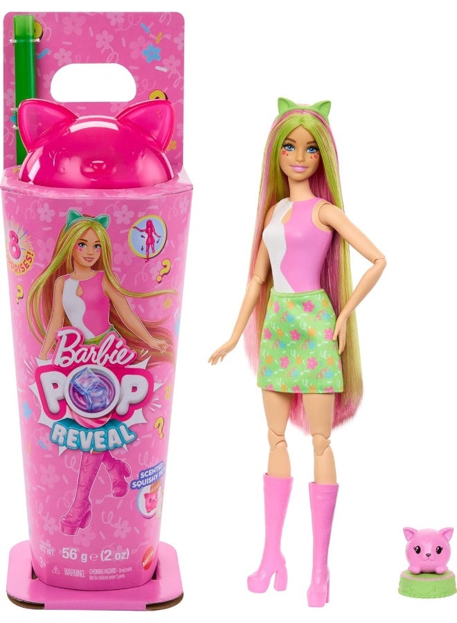 Barbie Animal Party Series POP Reveal Doll - Cat (32.39 cm) - Image 3