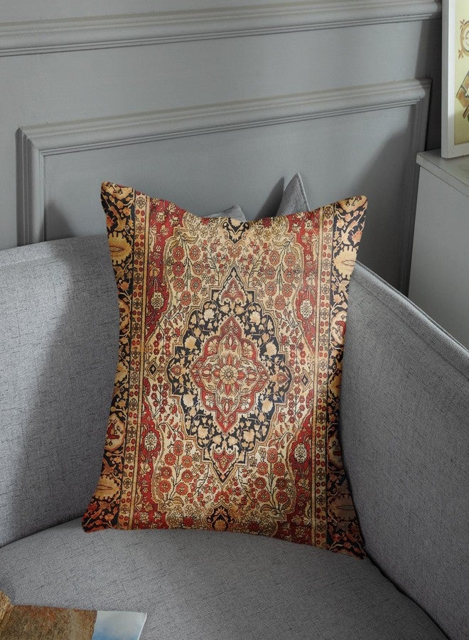 Sanwarm Throw Pillow Covers Home Decor Set of 4 Pillow Cases Decorative 20 x 20 Inches Cushion Couch Sofa Pillowcases Turkey Kilim Ancient Antique - Image 5