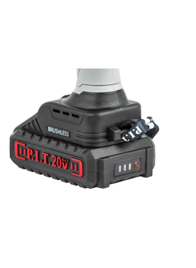 بي اي تي دريل هامر بطارية (20) فولت راس (10)مم P.I.T PSR18-D4 مع بطاريتين وشاحن - Image 3