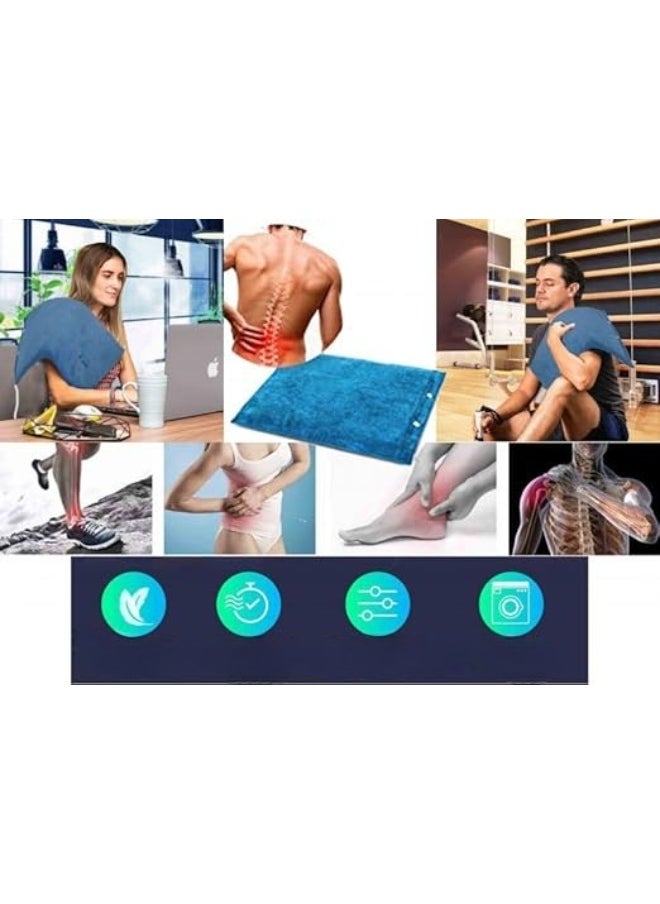 Generic Electric Heating Pad King Size 30x60 cm – Blue Color  - Image 3