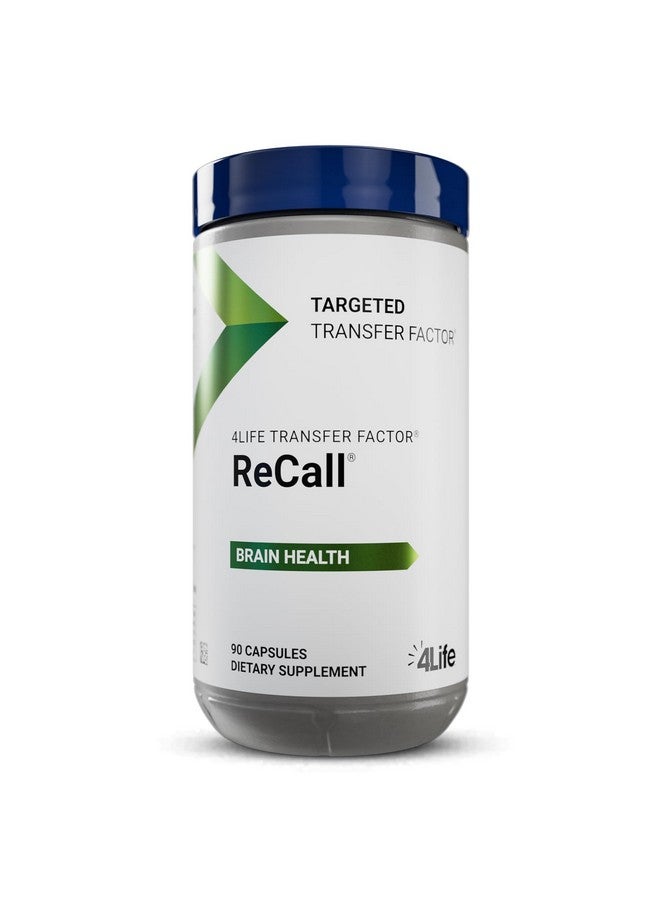 4life 4Life Transfer Factor Recall - Supports Brain Health, Memory and Learning with Ginkgo Biloba, Bacopa Monnieri and Huperzia - 90 Veggie Capsules - Image 1
