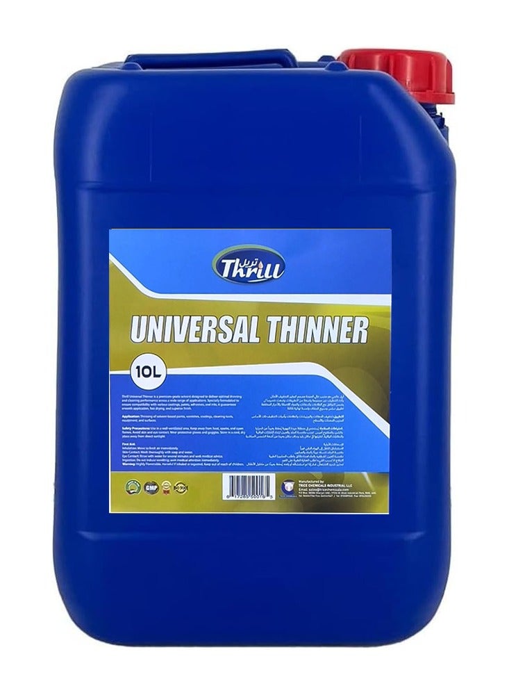 Thrill مخفف ثريل العالمي 10 لتر - مذيب موثوق لأعمال الطلاء والتغطية والتنظيف - Image 1
