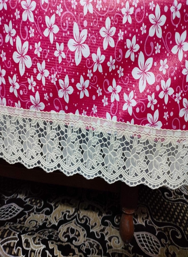 Mopak Decor غطاء طاولة وسطية من موباك ديكور ثلاثي الأبعاد، مقاس متوسط، من 2 إلى 4 مقاعد، 40 × 60 سم، غطاء مستطيل مطبوع مع دانتيل - (مارون ميني) - Image 3