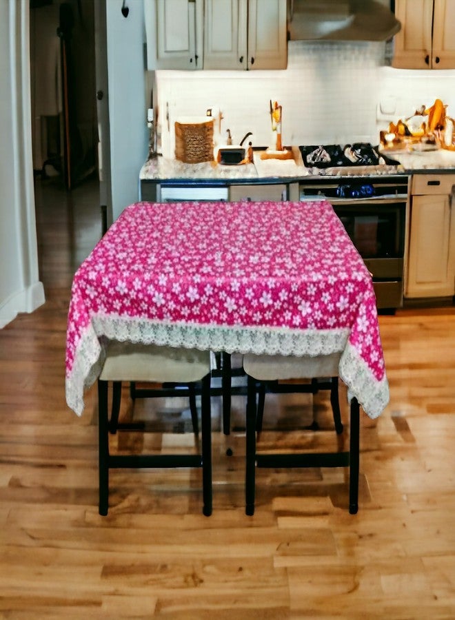 Mopak Decor غطاء طاولة وسطية من موباك ديكور ثلاثي الأبعاد، مقاس متوسط، من 2 إلى 4 مقاعد، 40 × 60 سم، غطاء مستطيل مطبوع مع دانتيل - (مارون ميني) - Image 5