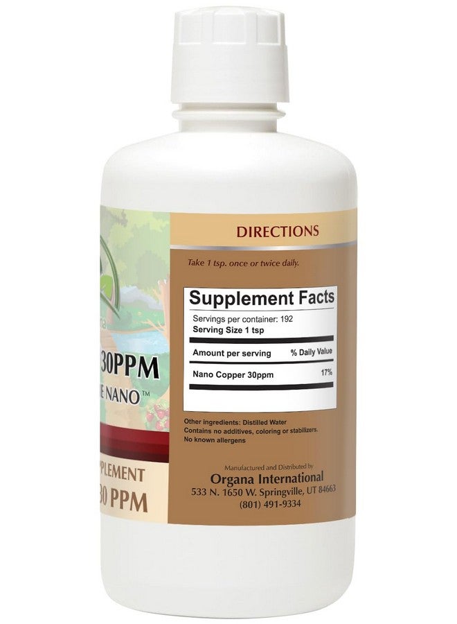 NutriNoche Organa Pure Crystalline Liquid Copper Supplement - 30 PPM - Colloidal Minerals - Image 3