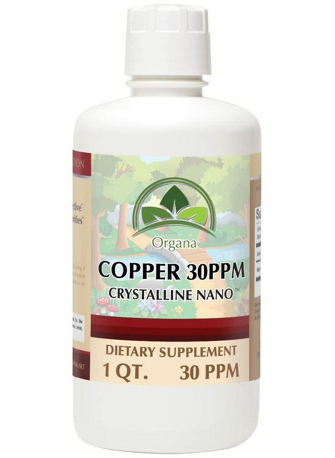 NutriNoche Organa Pure Crystalline Liquid Copper Supplement - 30 PPM - Colloidal Minerals - Image 1
