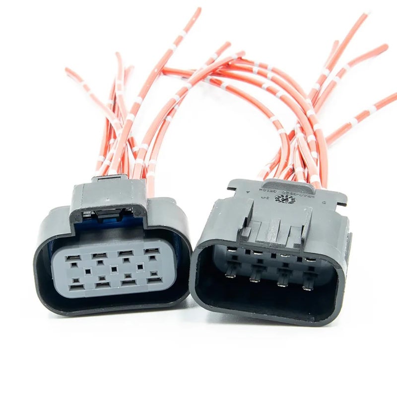GROBARPART 645745 25962806 Headlights Left and Right Connector Wire Plug Pigtail Compatible with Chevy Silverado 1500 2500 3500 HD 1500HD 2500HD 3500HD Classic 20072015 Install Headlight 22853027 22853028 - Image 3