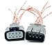 GROBARPART 645745 25962806 Headlights Left and Right Connector Wire Plug Pigtail Compatible with Chevy Silverado 1500 2500 3500 HD 1500HD 2500HD 3500HD Classic 20072015 Install Headlight 22853027 22853028 - Image 2