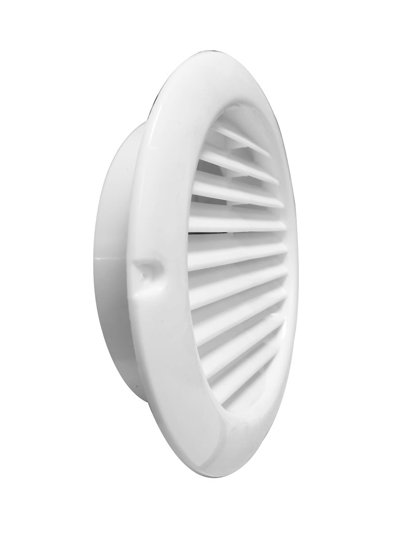 Ardnib Chimney Pipe Vent Cover 6 Inch/150mm for Kitchen Chimney Pipe Outer Vent Cover Cover/Ventilation Cap/Chimney Exhaust Pipe Cowl Cover White - Image 2