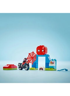 LEGO Duplo Marvel Spin’S Motorcycle Adventure Fantasy Playset Based On Spidey And His Amazing Friends Tv Show, Build-And-Rebuild Preschoolers' Learning Toy With Wheels For Ages 2 Plus 10424 (24 Pieces)  - Image 5