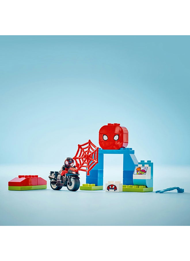 LEGO Duplo Marvel Spin’S Motorcycle Adventure Fantasy Playset Based On Spidey And His Amazing Friends Tv Show, Build-And-Rebuild Preschoolers' Learning Toy With Wheels For Ages 2 Plus 10424 (24 Pieces)  - Image 5