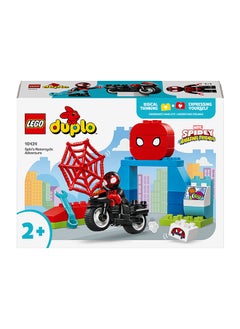 LEGO Duplo Marvel Spin’S Motorcycle Adventure Fantasy Playset Based On Spidey And His Amazing Friends Tv Show, Build-And-Rebuild Preschoolers' Learning Toy With Wheels For Ages 2 Plus 10424 (24 Pieces)  - Image 2