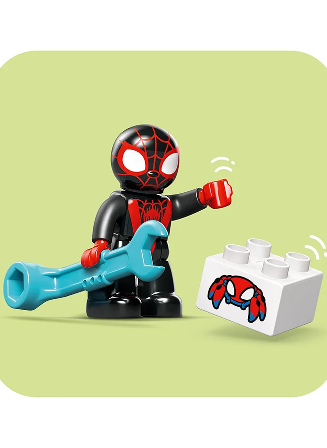 LEGO Duplo Marvel Spin’S Motorcycle Adventure Fantasy Playset Based On Spidey And His Amazing Friends Tv Show, Build-And-Rebuild Preschoolers' Learning Toy With Wheels For Ages 2 Plus 10424 (24 Pieces)