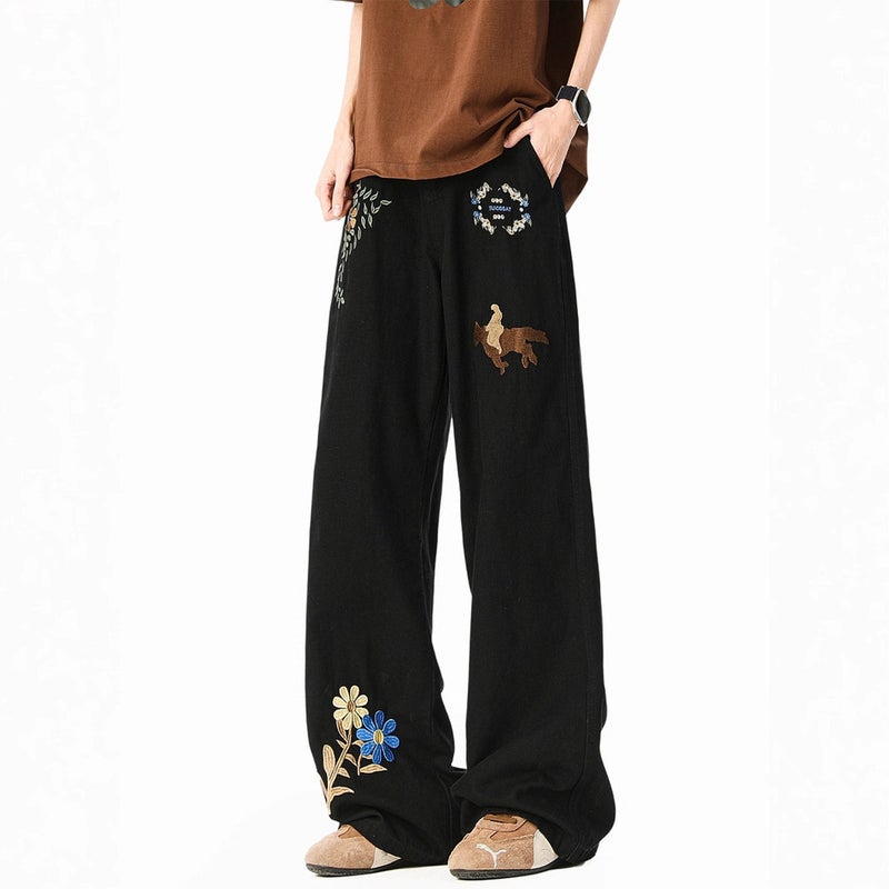 Unisex Casual Daily Denim Jeans - Image 1