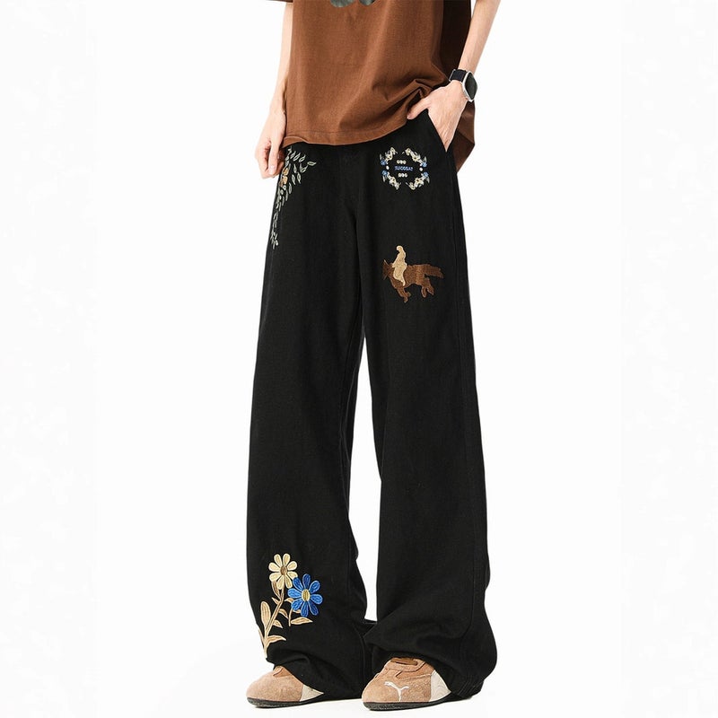 Unisex Casual Daily Denim Jeans - Image 3