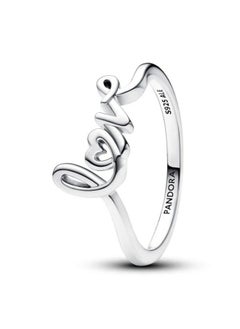 Pandora Handwritten Love Ring