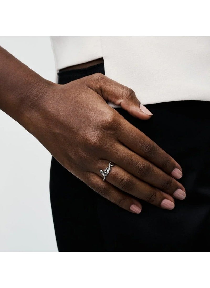 Pandora Violet - Pandora Handwritten Love Ring - Image 1