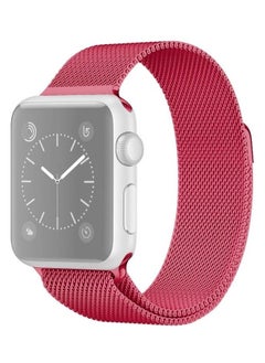 PROMASS Replacement Watch Band For Apple Watch Series 7 41mm/6 & SE & 5 & 4 40mm/3 & 2 & 1 38mm Bright Pink 