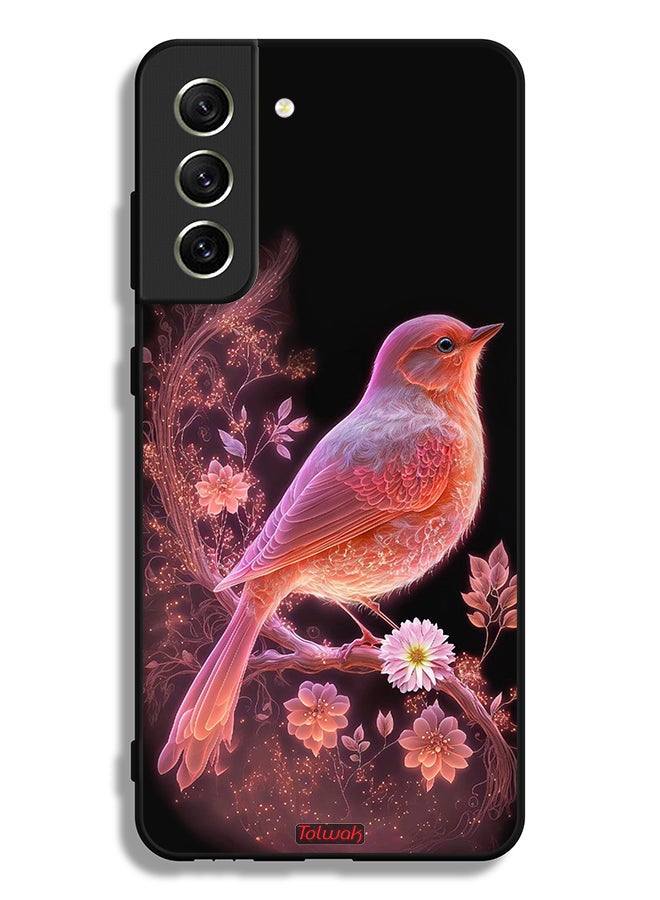 Tolwak Samsung Galaxy S21 FE 5G Protective Case Cover Cute Bird Art - Image 3