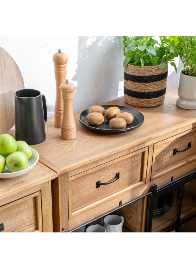 Five Simply Smart Bistrot Manual Pepper and Salt Mill Natural 30 cm 160651 - Image 3