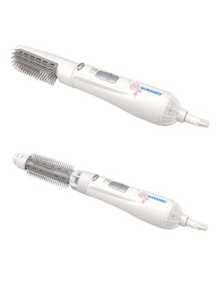 4in1 Hair Styler With Detachable Thermal Brush Curler Clip And Big Roller Brush  HighCareCoolOff  Adjustable Settongs 360 Degree Swivel Cord With Hanging Function  SHS-2086 White 32cm - view 2