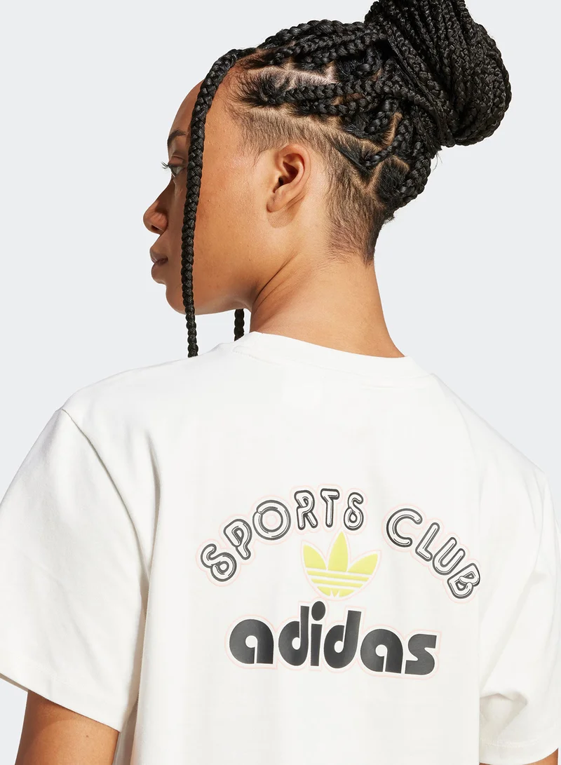 اديداس اوريجينالز Trefoil Series Sports Club Loose T-Shirt