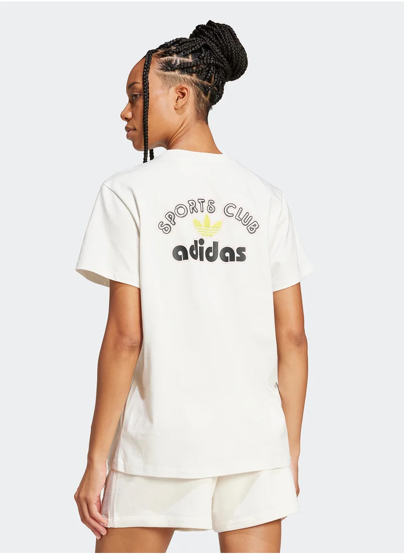 adidas Originals Trefoil Series Sports Club Loose T-Shirt