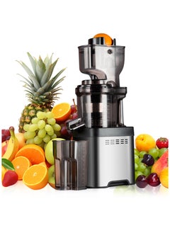 Smart Rahah JE-36 Slow Masticating Juicer - Commercial-Grade Cold Press Juicer with Wide Feeding Chute (90mm), 220-240V for Middle East,Heavy Duty Juicer for Dates, Quiet Juicer Low Noise, High Yield Juicer with Brush Easy-Clean Filter (6.5KG) 
