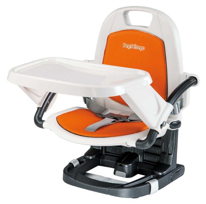 Peg Perego Rialto - Booster Seat - Suitable for Children 6 Months and up - Made in Italy - Arancia (Orange) - Image 1