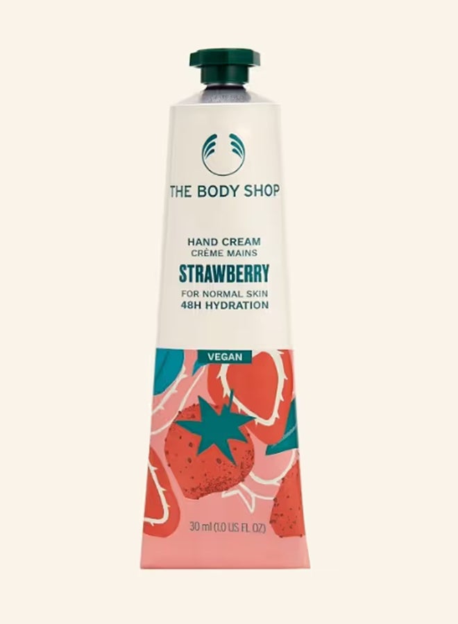 THE BODY SHOP Strawberry Essentials Gift Set – Shower Gel (250 Ml) And Body Yogurt (200 Ml) And Hand Cream (30 Ml) – Juicy Strawberry Seed Oil Formula For Daily Cleansing, Deep Moisture And Soft Skin Finish - Image 2