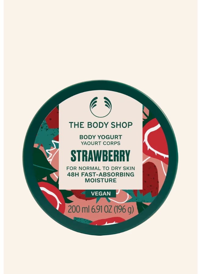 THE BODY SHOP Strawberry Essentials Gift Set – Shower Gel (250 Ml) And Body Yogurt (200 Ml) And Hand Cream (30 Ml) – Juicy Strawberry Seed Oil Formula For Daily Cleansing, Deep Moisture And Soft Skin Finish - Image 3