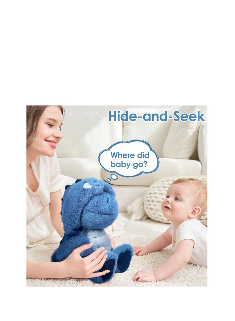 Baby Dinosaur Stuffed Animals, 14" Soft Plush Dino Toy, Infant Hide Seek, Toddler Boys Stuff, Newborn Shower Birthday Gifts for Boys Girls Baby Kids - Image 4