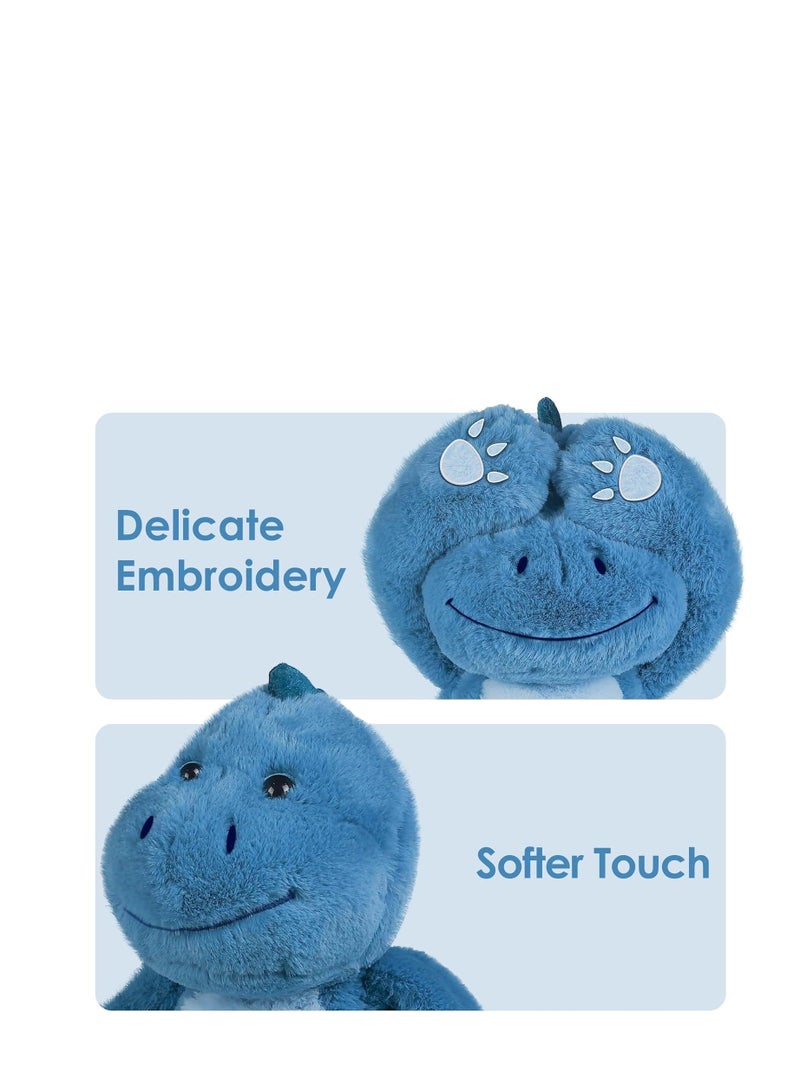 Baby Dinosaur Stuffed Animals, 14" Soft Plush Dino Toy, Infant Hide Seek, Toddler Boys Stuff, Newborn Shower Birthday Gifts for Boys Girls Baby Kids - Image 3