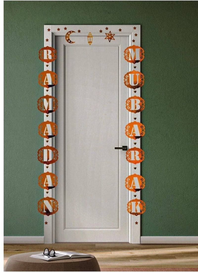 Generic Ramadan Mubarak hanging Decoration for door and window  - Image 3