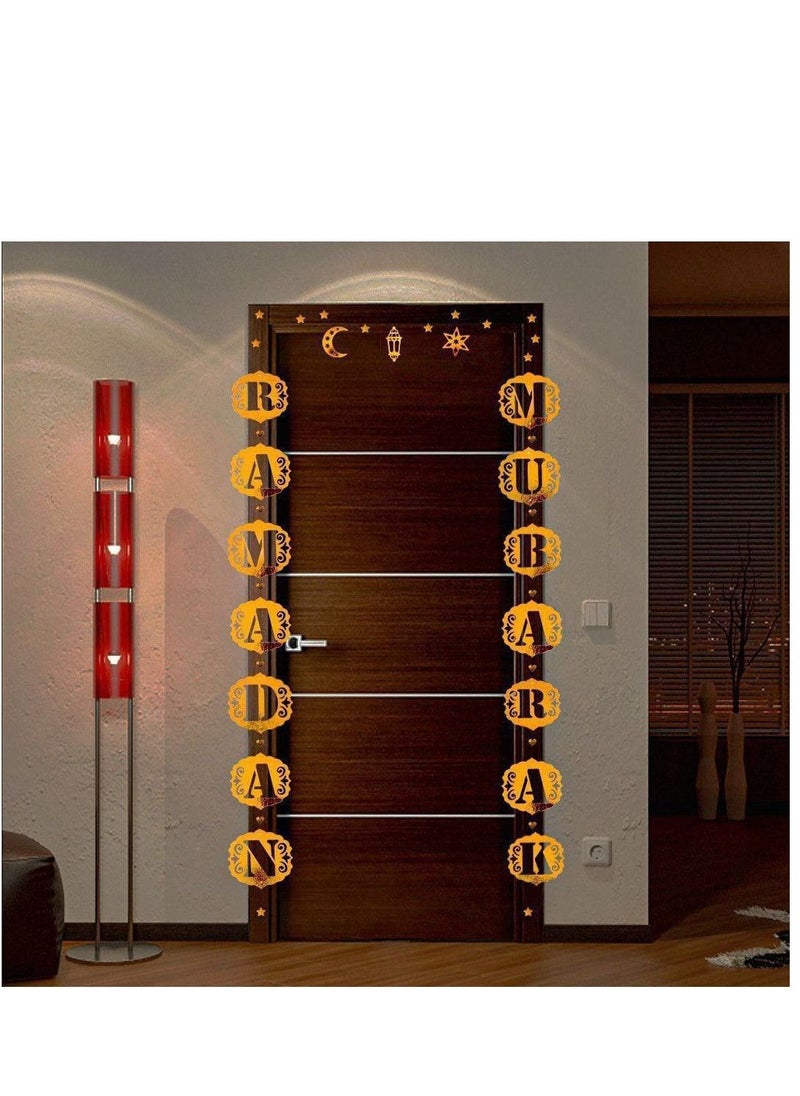 Generic Ramadan Mubarak hanging Decoration for door and window  - Image 2