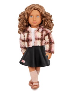 Our Generation Our Generation - Ana Doll With Plaid Shacket And Leather Skirt  - Image 1