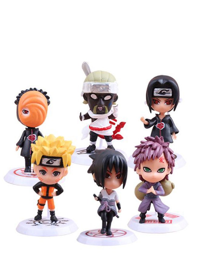 NIBEMINENT 6-Piece Naruto Action Figure Set 6 x 8centimeter - Image 4