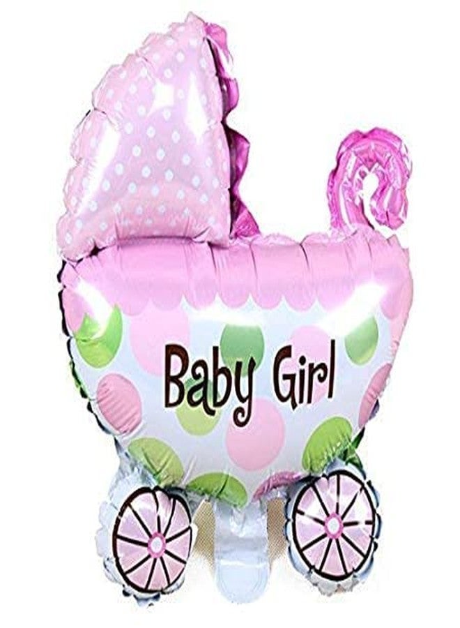 GROOVY DUDZ Baby Shower Decoration Items Set-55Pcs Baby Shower Party Decoration Items with Pastel Balloon,Pram Balloon theme Party Decoration Items - Image 5