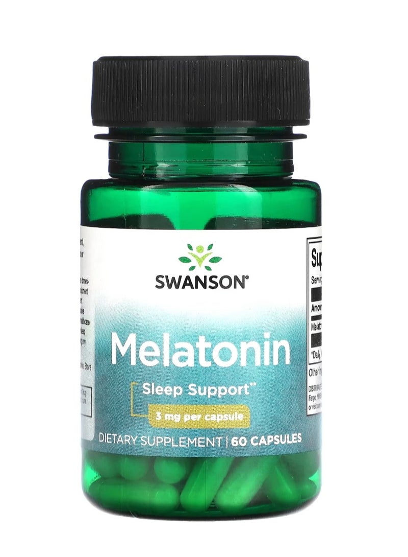 سوانسون ميلاتونين 3 ملجم - 60 كبسولة - Image 1