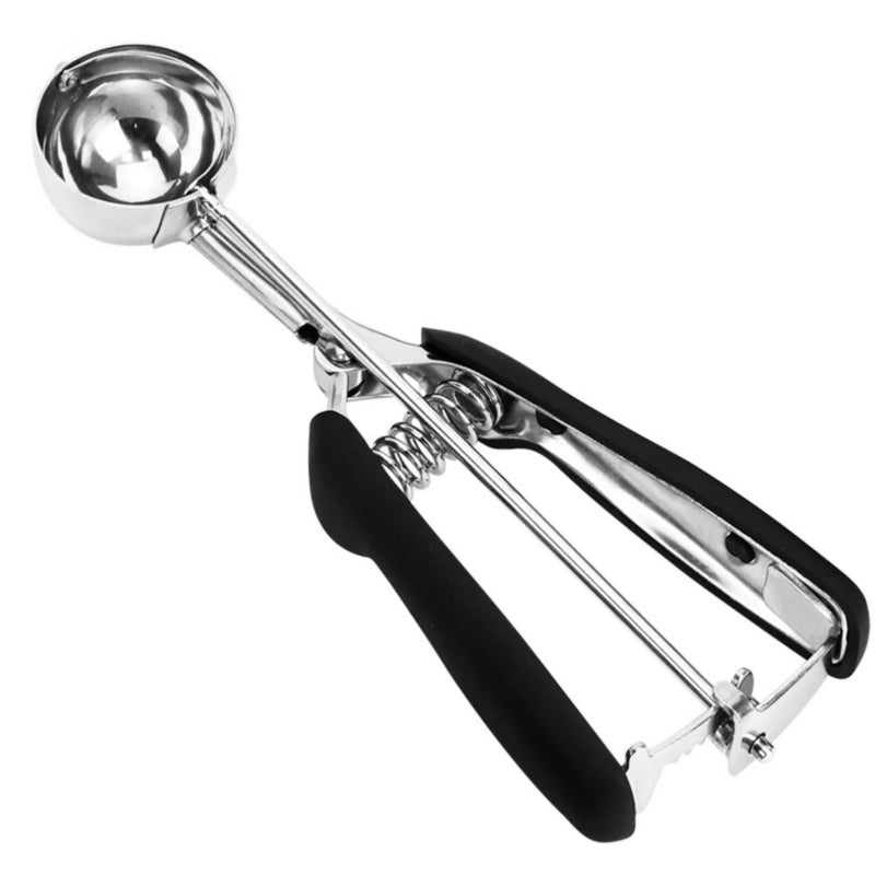OSHLANT Ice Cream Scoop  18/8 Stainless Steel Cookie Scoop  Cookie Scoops For Baking  1.5 Tbsp/ 23Ml/ 0.7 Oz Cookie Dough Scoop  Ice Cream Scooper With Trigger Release  Cookie Scooper For Baking - Image 1