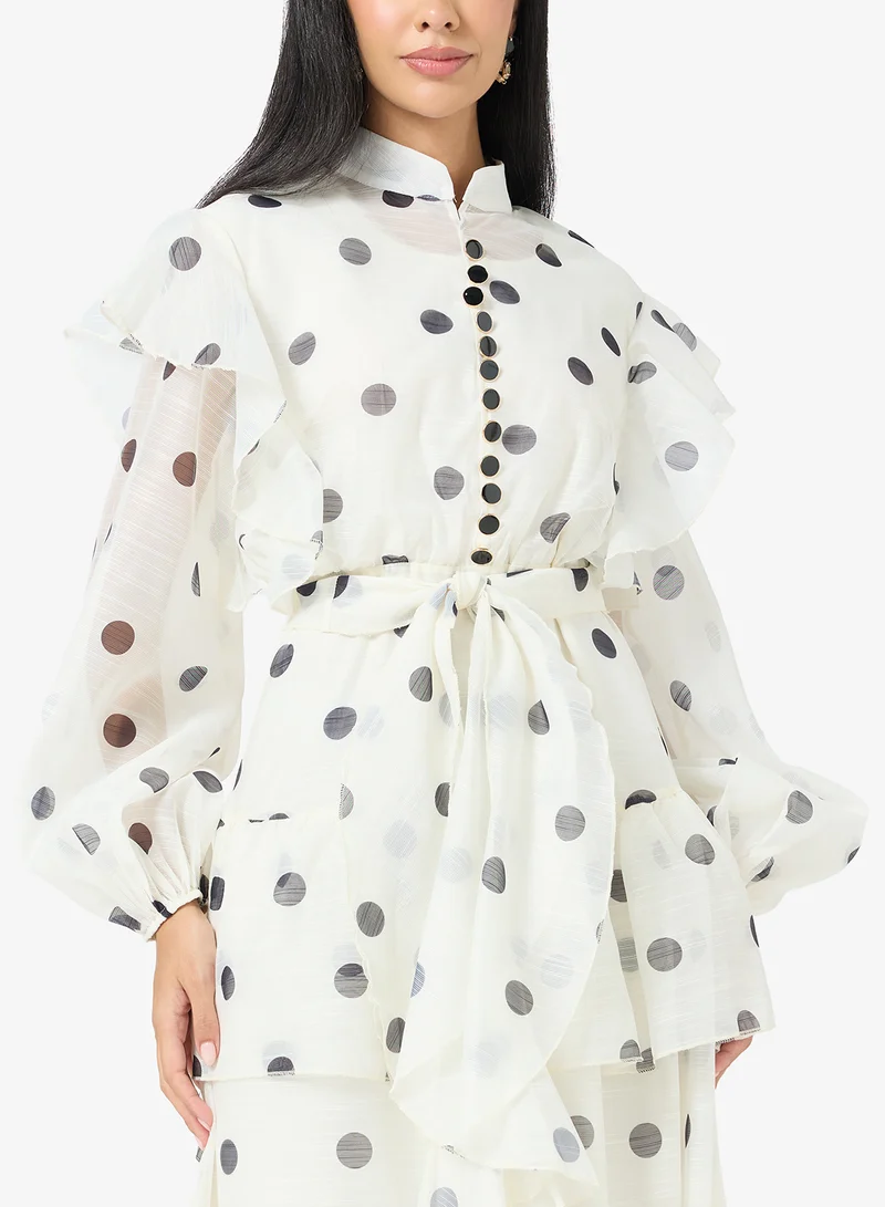 Khizana  Polka Print Dress for Women | Best Price UAE