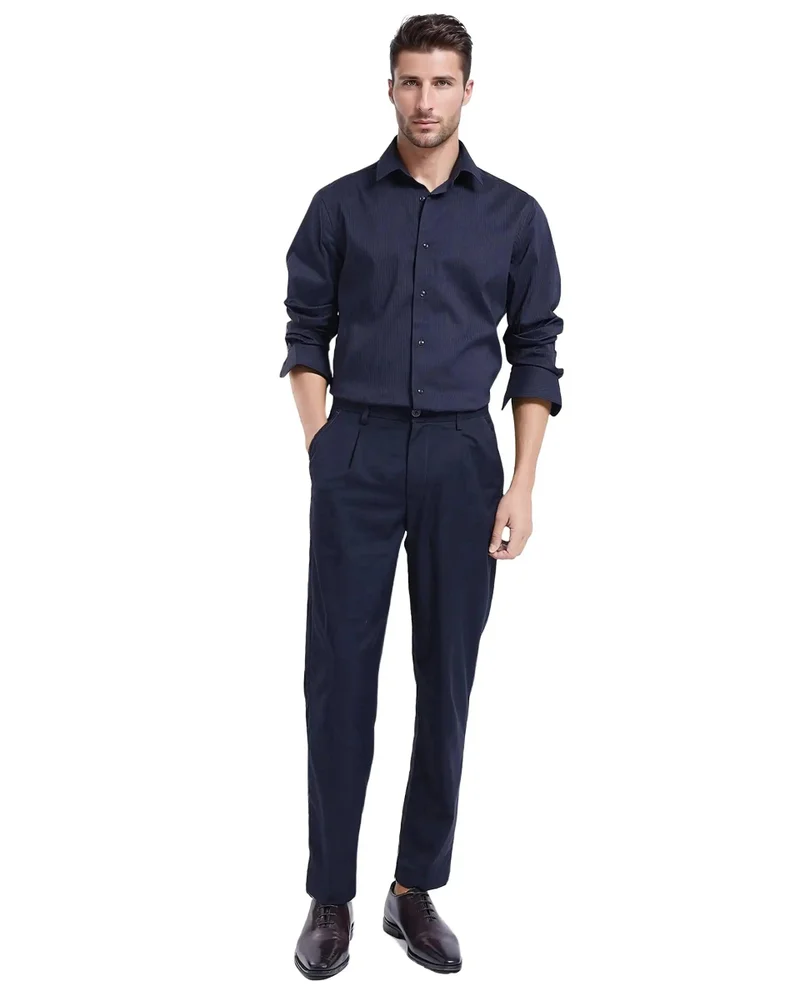 Rare Rabbit Men's Knitted Jacquard Formal Shirt