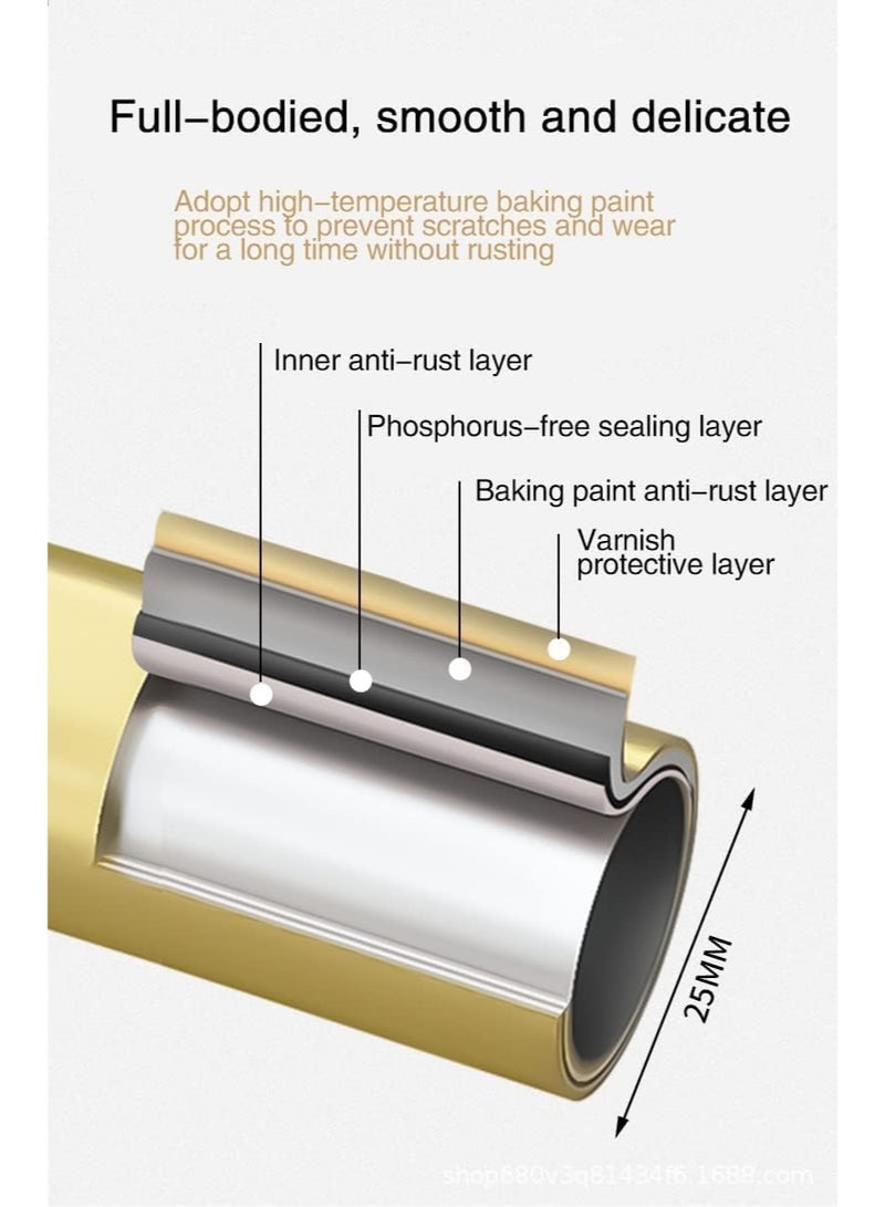 Beauenty Coat Racks Freestanding with 3 Storage Shelves, Metal Coat Racks Stand with 9 Hooks oat Hanger Stand and Heavy Marble Base, Entryway Coat Racks Tree Hanger, Purses Racks (Black) - Image 4