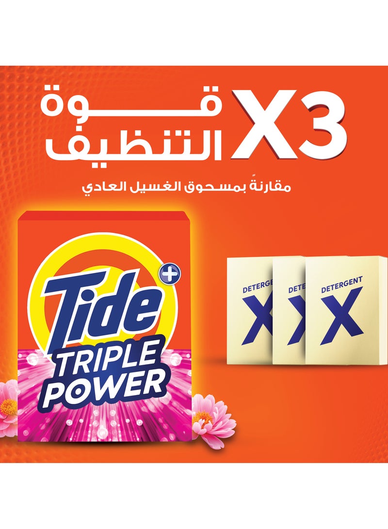 تايد مسحوق غسيل برائحة نسيم الأزهار الثلاثية 5.5كجم - Image 4