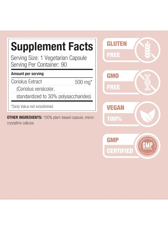 Nature Restore Coriolus Versicolor Mushroom Extract Supplement - Image 3